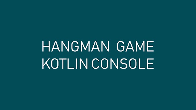 Game Hangman Sederhana Dengan Kotlin Console