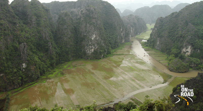 Magical Tam Coc river of Ninh Binh, Vietnam