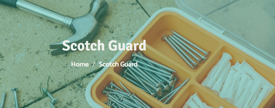 Scotch guard for carpet cleaning