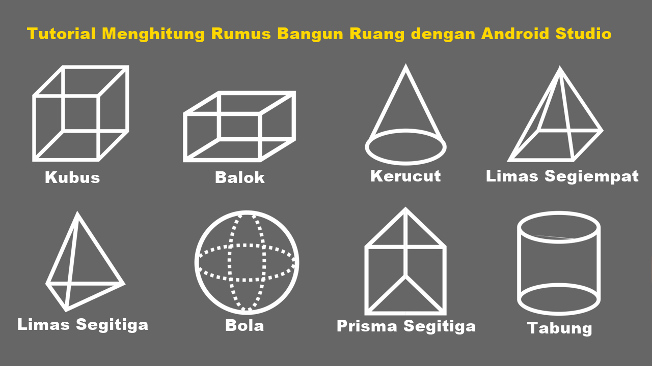 Tutorial Menghitung Rumus Bangun Datar dengan Android Studio