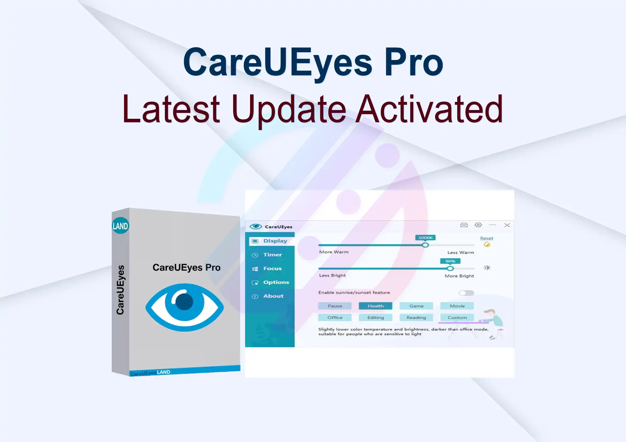 CareUEyes Pro Latest Update Activated