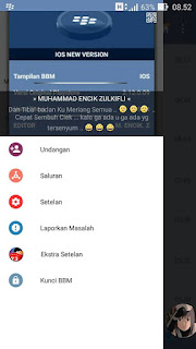 BBM Mod Iphone Style IOS v3 Versi 2.12.0.9 2016