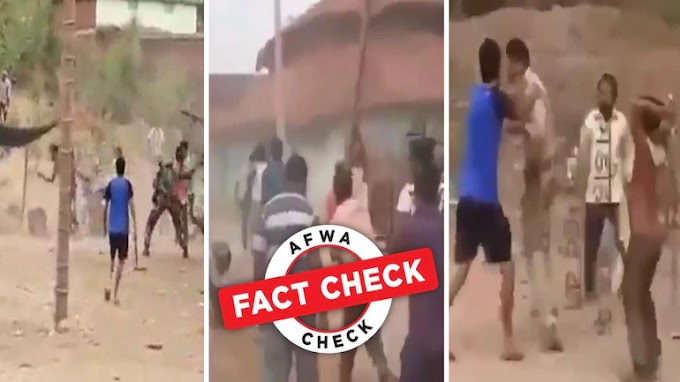 Fact Check: This video is not of villagers chasing away Covid vaccination squads