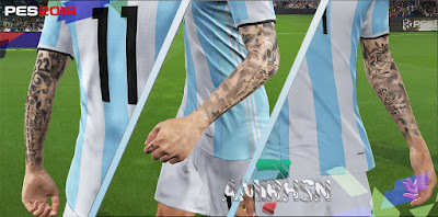 PES 2018 Mega Tattoopack by Amir.Hsn7