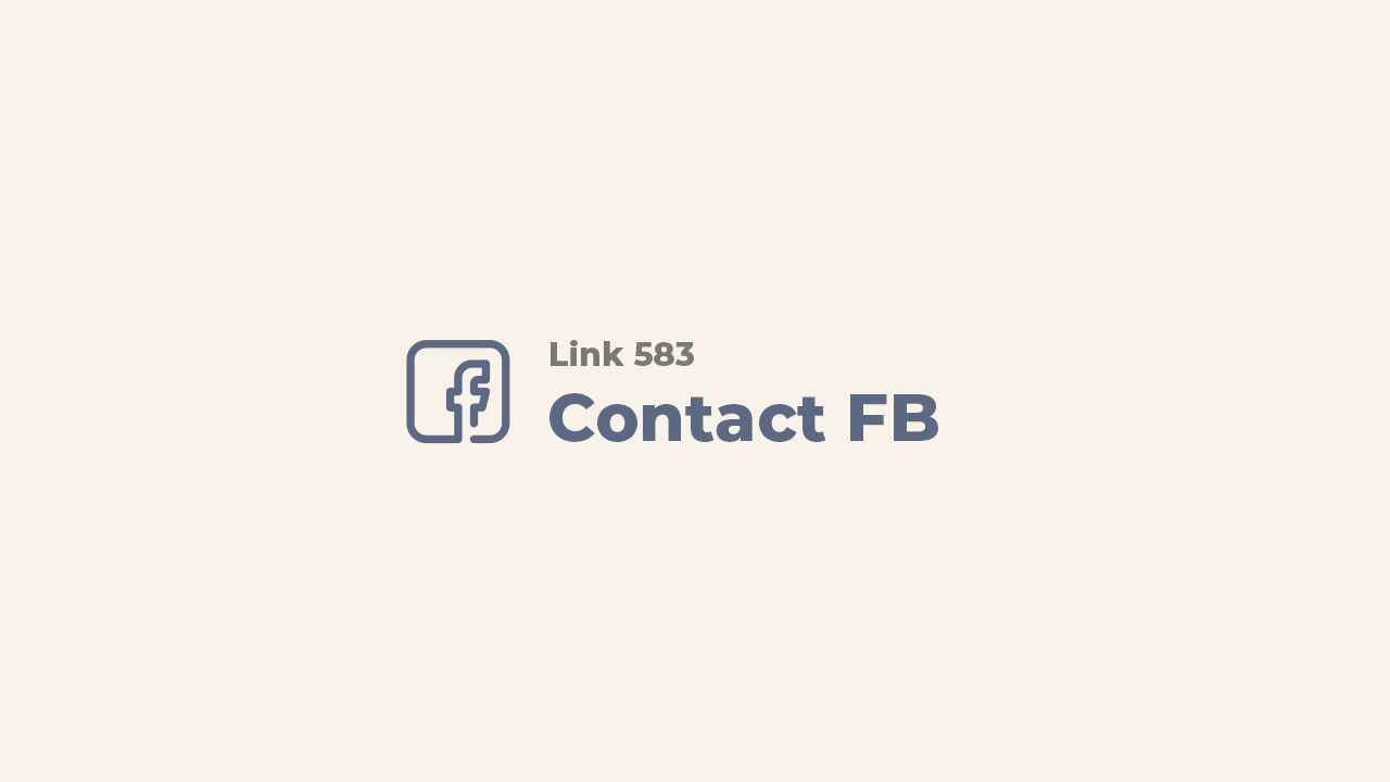 Link 583 - Báo cáo vấn đề về trang Facebook