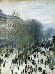 "Boulevard des capucines" de Claude-Oscar Monet