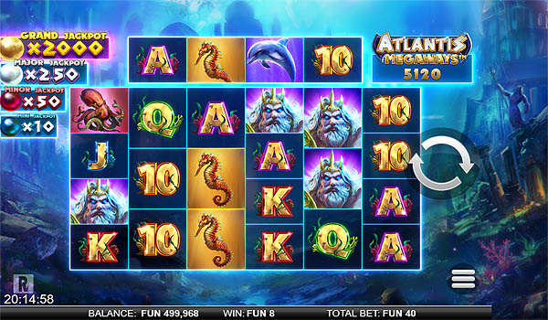 Main Gratis Slot Indonesia - Atlantis Megaways ReelPlay