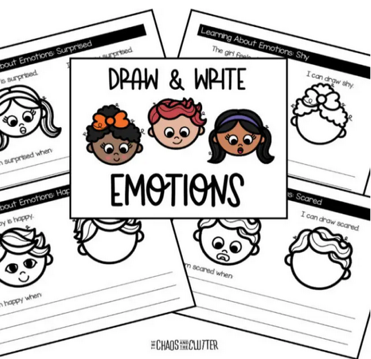 Draw and write emotions