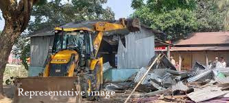 Massive eviction drive against encroachment of railway land at Nagaon