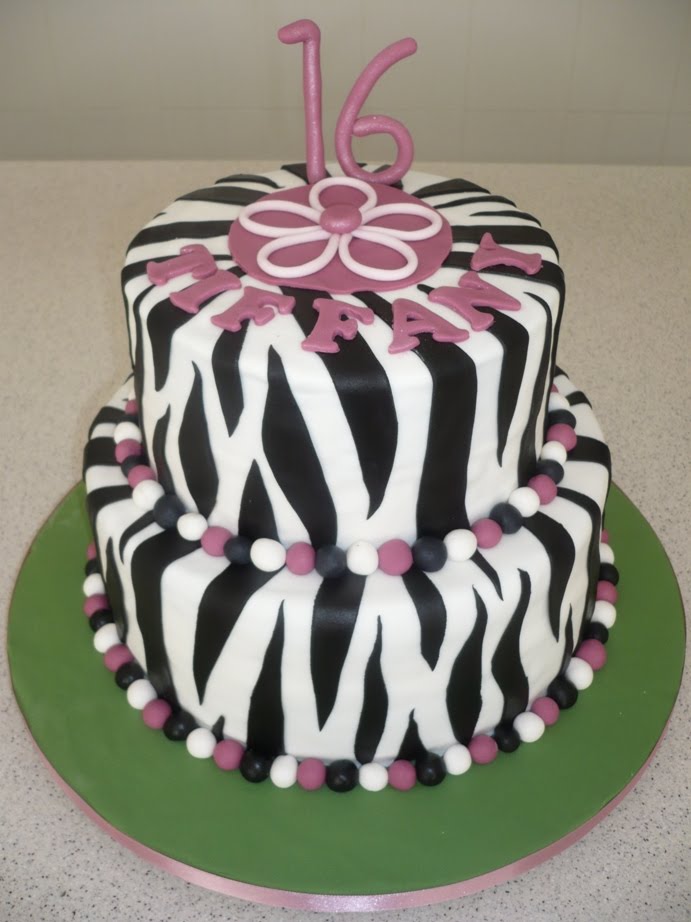 Hello Kitty Zebra Print Cake. Hello Kitty Zebra Print Cake.