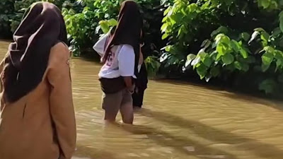 Beberapa Titik di Kabupaten Kampar Banjir, Pemda Gelar Apel Kesiapsiagaan 