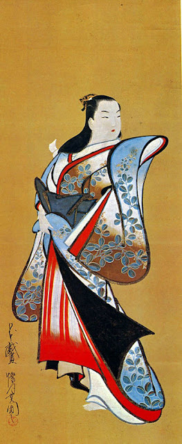 Ukiyo-e. Kaigetsudō Ando. Målning.