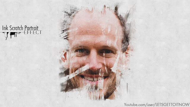 Ink Scratch Portrait Effect - Photoshop Tutorial