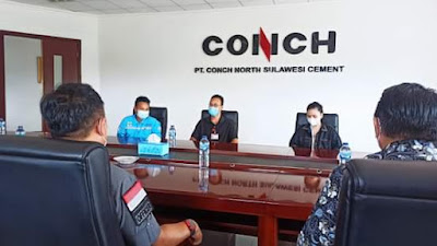 Kunjungi PT Conch, Kadivim Kanwil kemenkumham Koordinasi dan Pengawasan Orang Asing