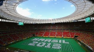 Copa das Confederações Brasil 2013 Cerimônia de abertura estadio