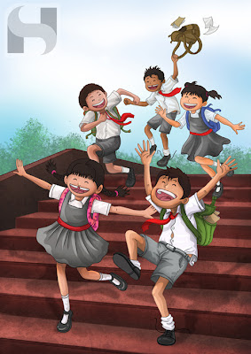 shool kids-sayantan halder