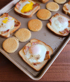 Sheet Pan Bacon and Egg in a Basket