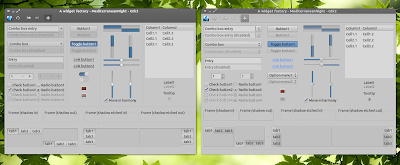 MediterraneanNight GTK2 與 GTK3 widgets