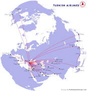 . partindo de São Paulo: Turkish airlines, Qatar airlines e a Emirates. (turkish airlines global)