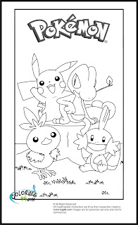 pikachu coloring pages