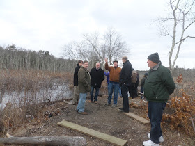 Members of the Charles River Meadowlands Initiative met with officials from Bellingham and state legislators on Tuesday (Photo courtesy of Marjorie Turner-Holman)