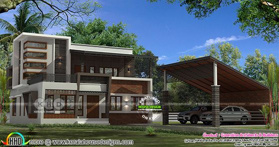 2712 sq-ft separate car porch residence