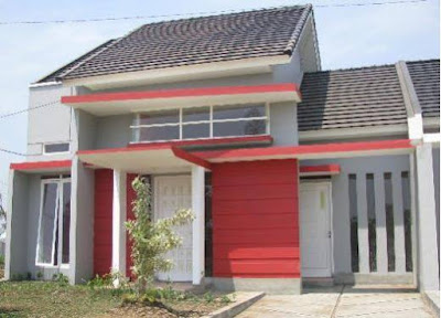 Desain rumah minimalis modern 1 lantai type 45