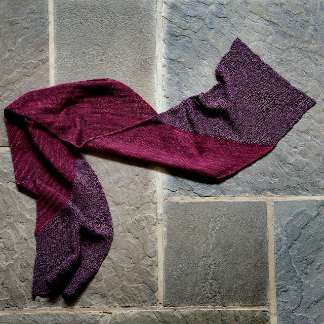 So, I make stuff: paper + cashmere scarf
