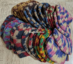 Sweet Nothings Crochet free crochet pattern blog, free crochet pattern for a cap or beanie, photo of the caps,