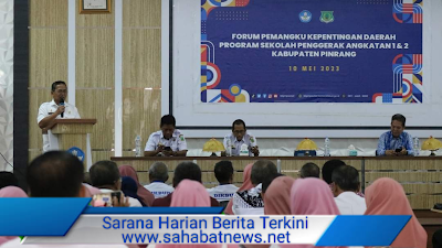 Wakil Bupati Pinrang Buka Resmi FPKD Dinas Pendidikan Dan Kebudayaan Pinrang 