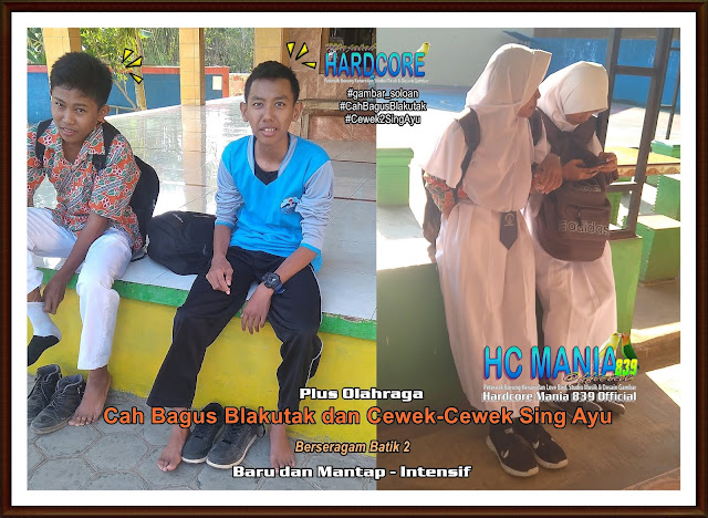Gambar Siswa-Siswi SMA Negeri 1 Ngrambe Cover Batik 2 - Buku Album Gambar Soloan Edisi 6.2