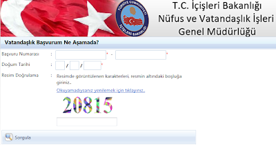 Vatandaşlık başvuru numarası nasıl öğrenilir