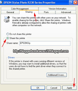 Cara Sharing Printer Pada Windows XP