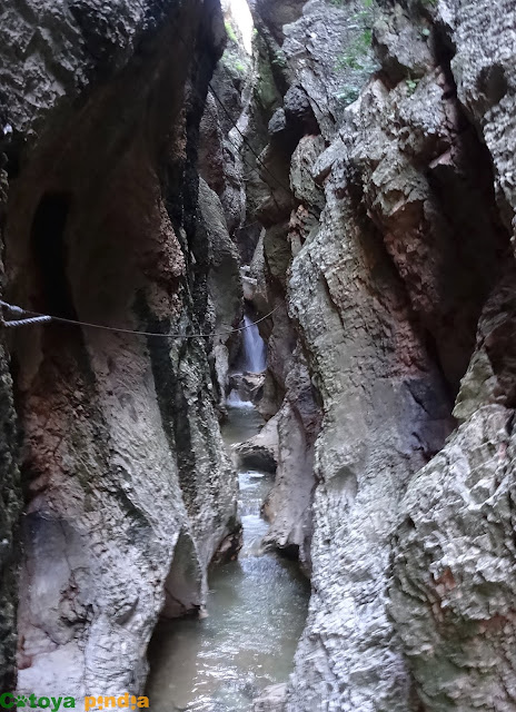 Vía ferrata Pasarela de Espeja en la localidad soriana de Espeja de San Marcelino.