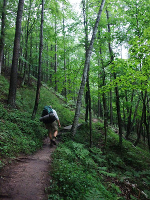 steep trail hike, manistee forest, southern michigan, 15 mile