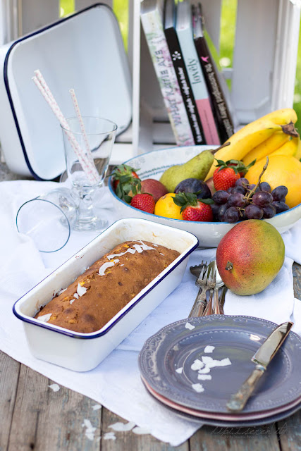 Mango-Kokos Brot mit Macadamia Nüssen - Tchibo Landhausküche