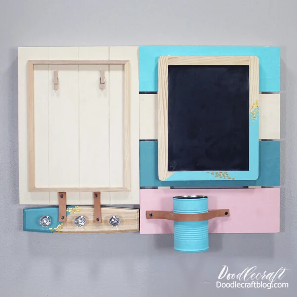 DIY Command Center for Back To School with Plaid Crafts