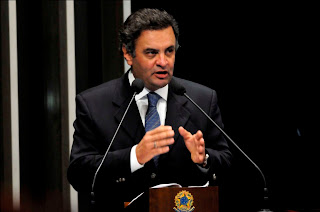 Senador Aécio Neves: perdas da Petrobras