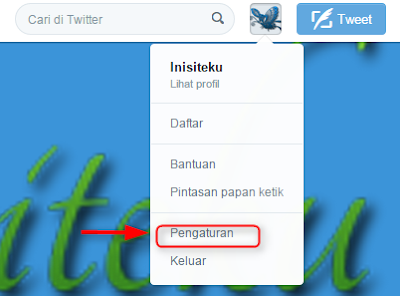 Cara menghapus akun twitter