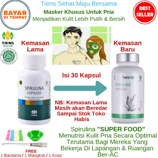 <br/><br/><br/><br/>Masker spirulina dengan lemon<br/><br/><br/><br/>