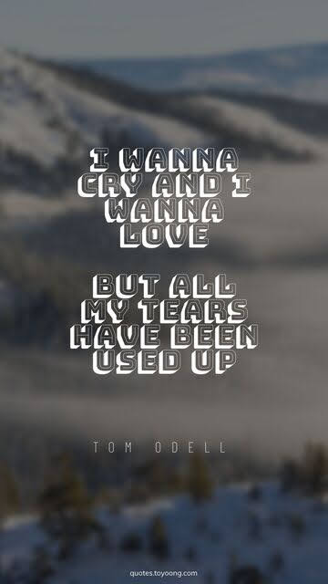 Tom Odell - Another Love Quotes