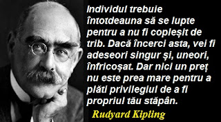 Gândul zilei: 18 decembrie - Rudyard Kipling