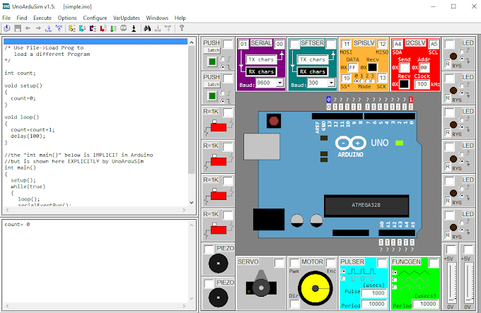 Προσομοιωτής για το Arduino uno - UnoArduSim