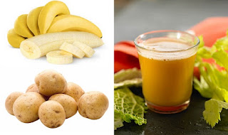 Banana and potato juice is healthy for ulcers