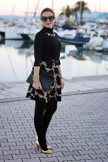 Esplosione dress, turtleneck elegant dress, Fashion and Cookies, fashion blogger