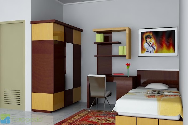 51 Kamar Kost Minimalis Keren, Top!