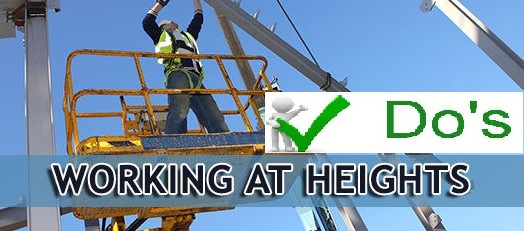 HEIGHT WORK | WORK AT HEIGHT DO'S