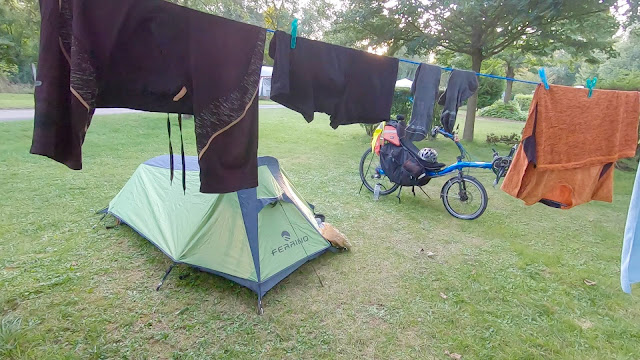 Voyage à vélo, au camping