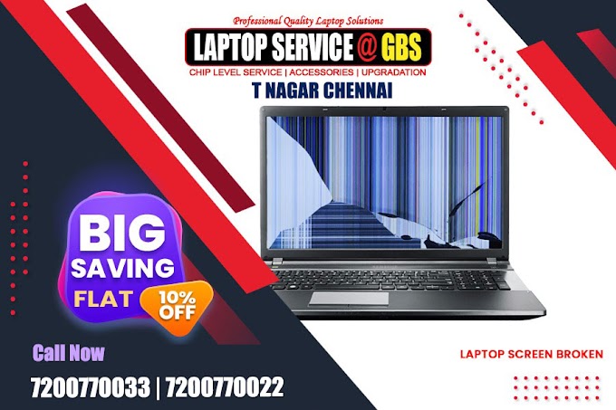 Laptop Screen Repair Services T Nagar Chennai