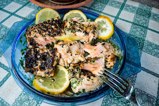 salmone alla piastra